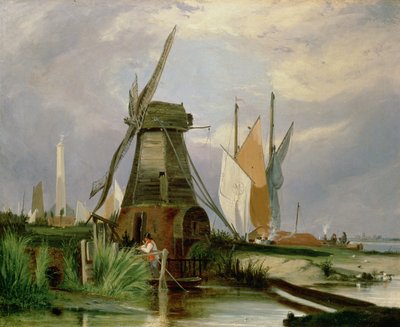 Sur la rivière Yare, 1846 - Alfred Stannard